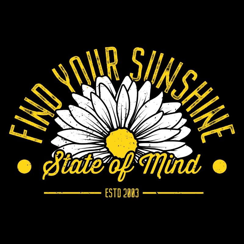 Daisy Trend Visual mit inspirierender Phrase