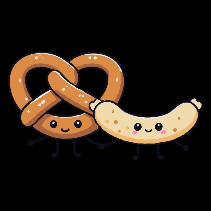 Weißwurst mit Brezel