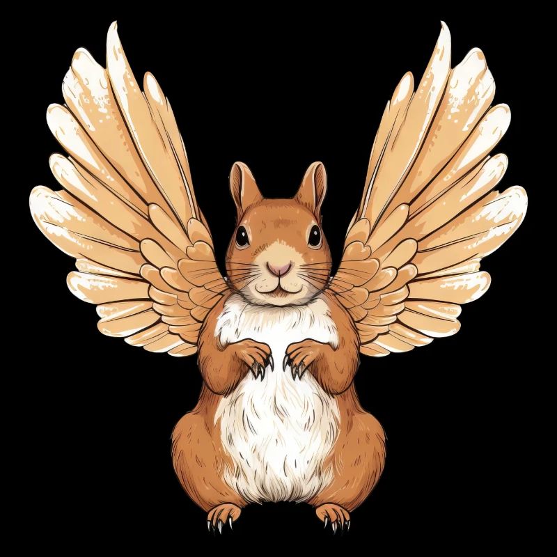 Cute bunny angel design