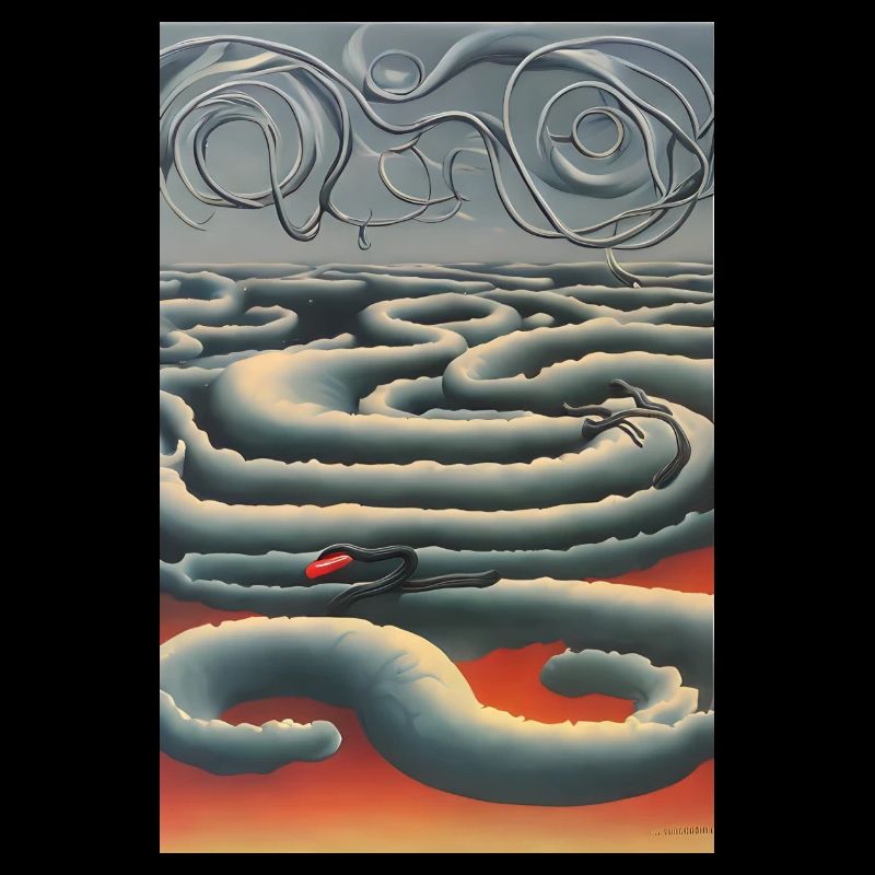 Des serpents dans le ciel