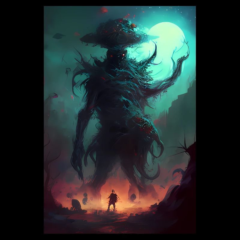 Démon effrayant de l’enfer