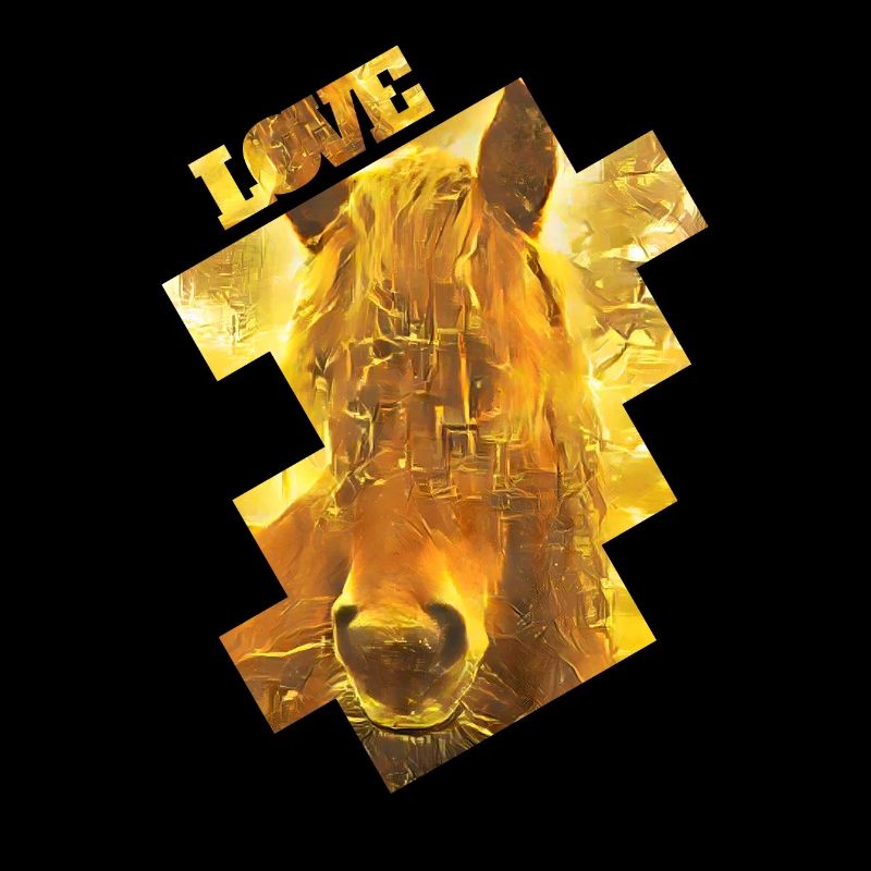 Goldenes Pferd