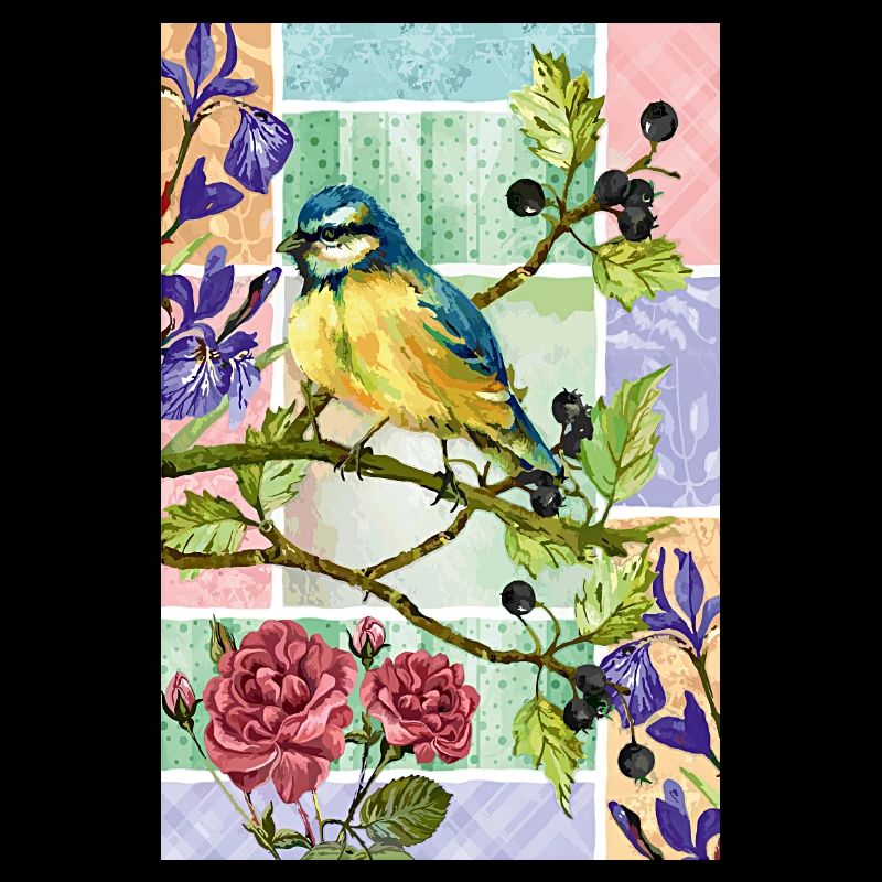 Bunter Vogel
