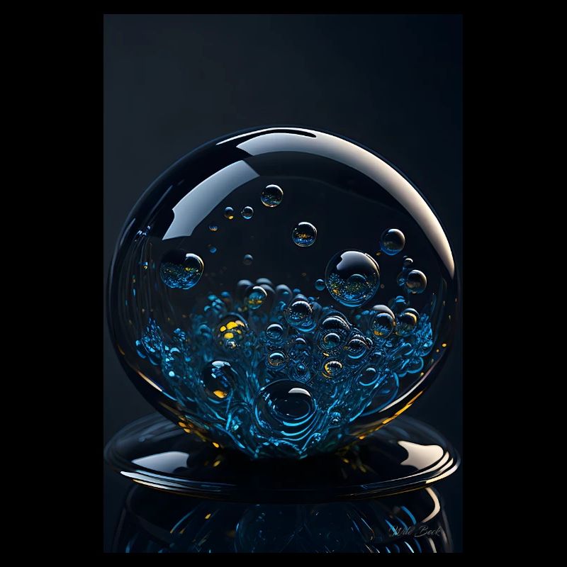 Bubbles in a bubble chrome 2