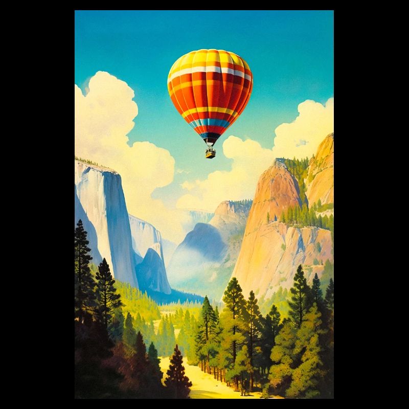 Yosemite Affiche de voyage