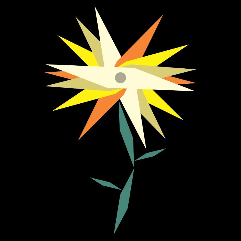 Low Poly Blume