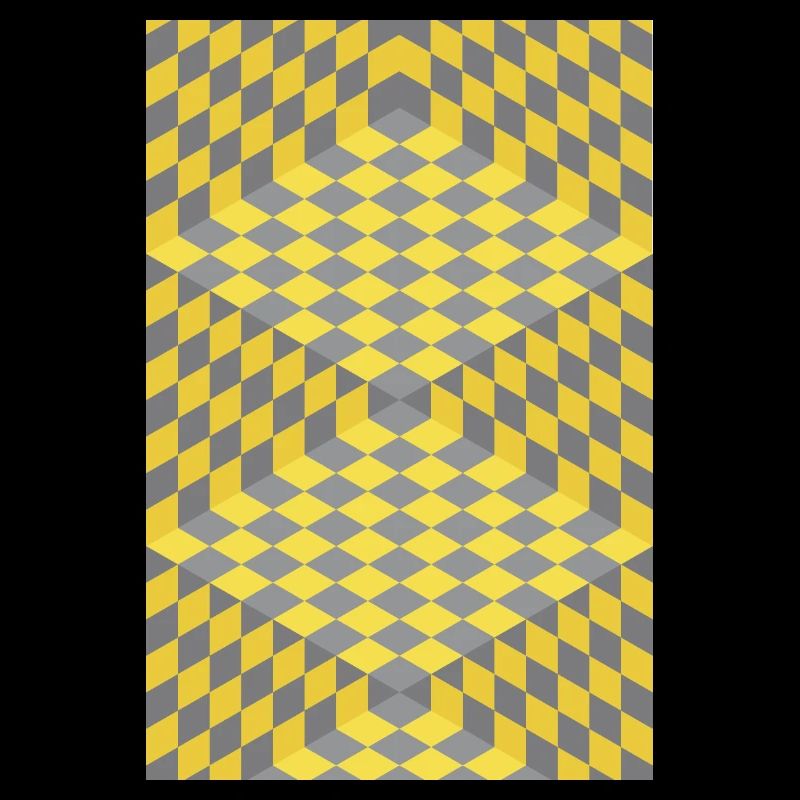 3D Chess Optical Illusion