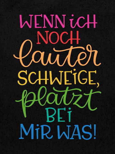 Lauter Schweigen Regenbogen