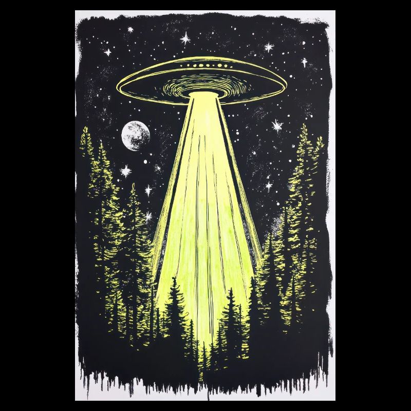 UFO in den Mitternachtskiefern