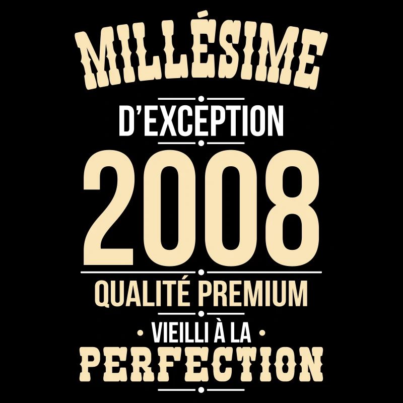 2008 – Millésime d’exception – Qualité premium