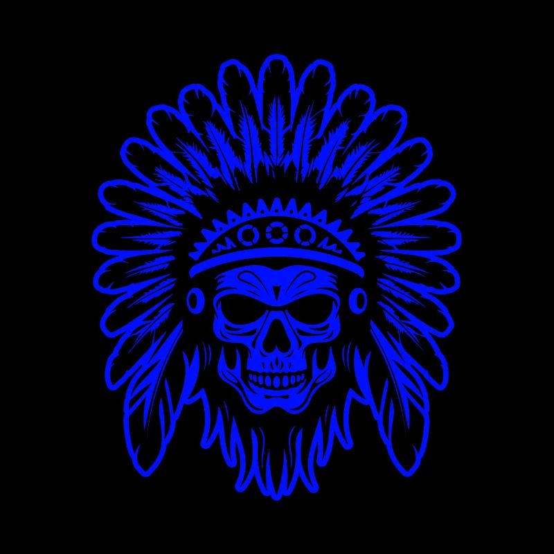 Crâne Apache Indien