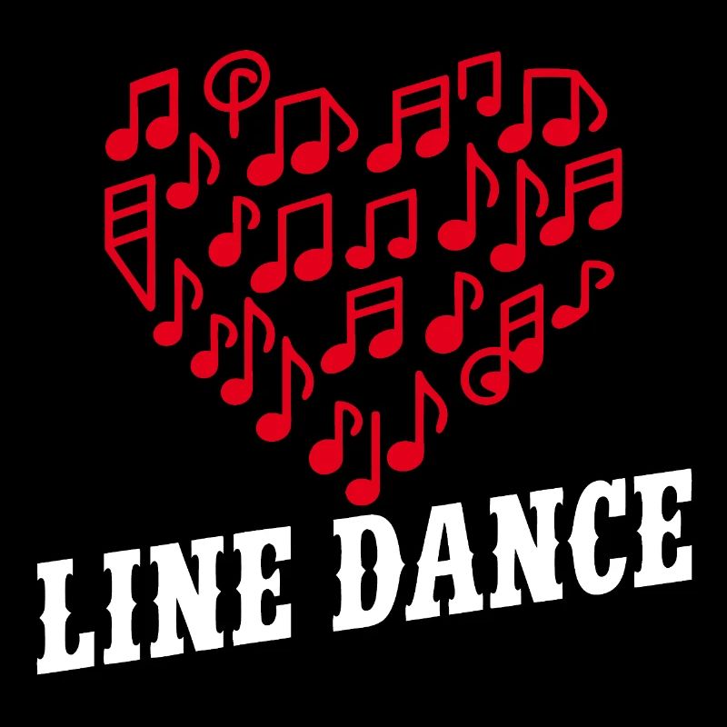 Line Dance Tanzen mit Liebe und dem Herzen