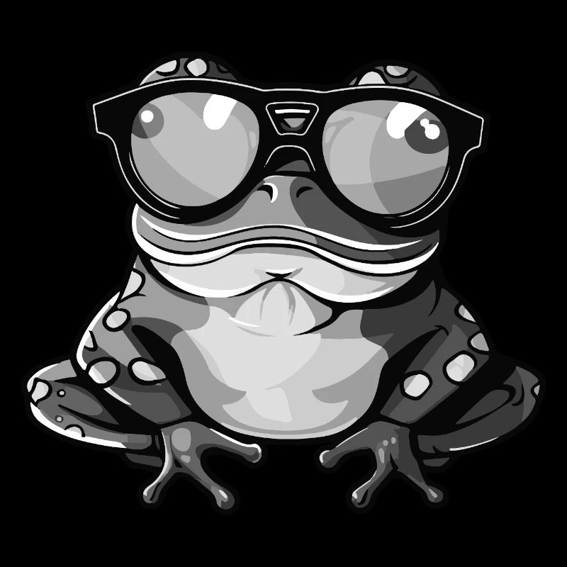 Frosch Lustig Cool
