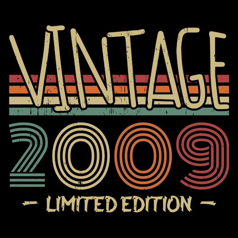 Vintage 2009 Retro 2009 Anniversary Gift