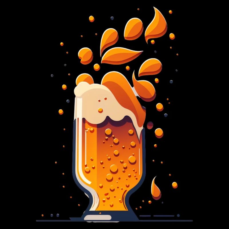 Cooles Craft Bier Glas