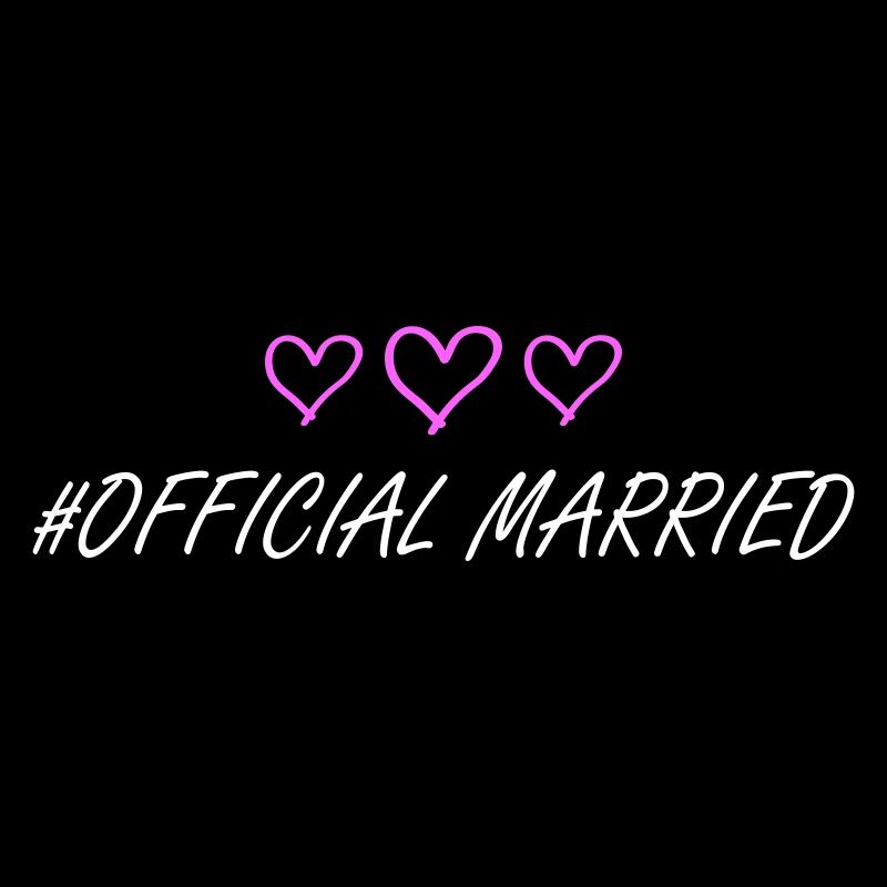 Married Wedding Heart