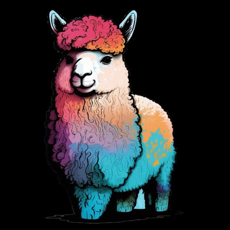 Alpaca Llama Rainbow