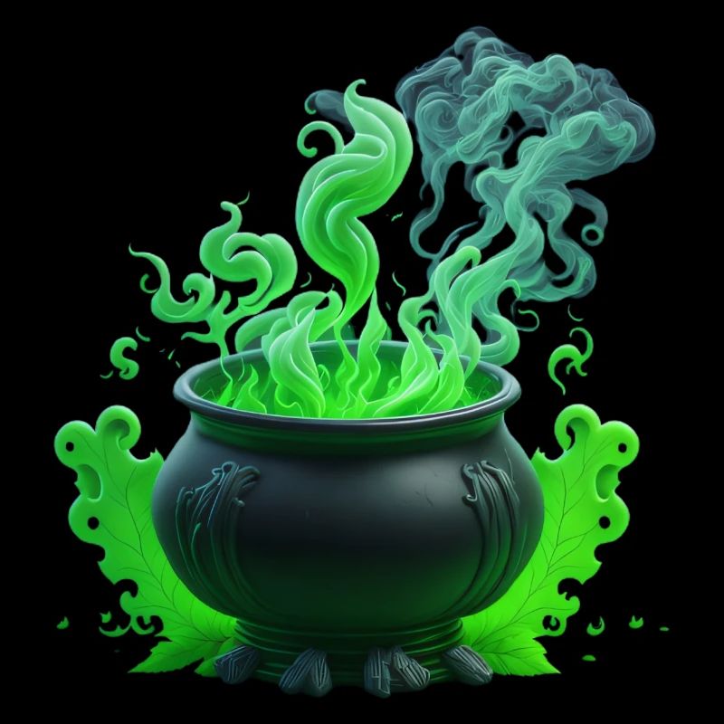 Chaudron de sorcière Halloween