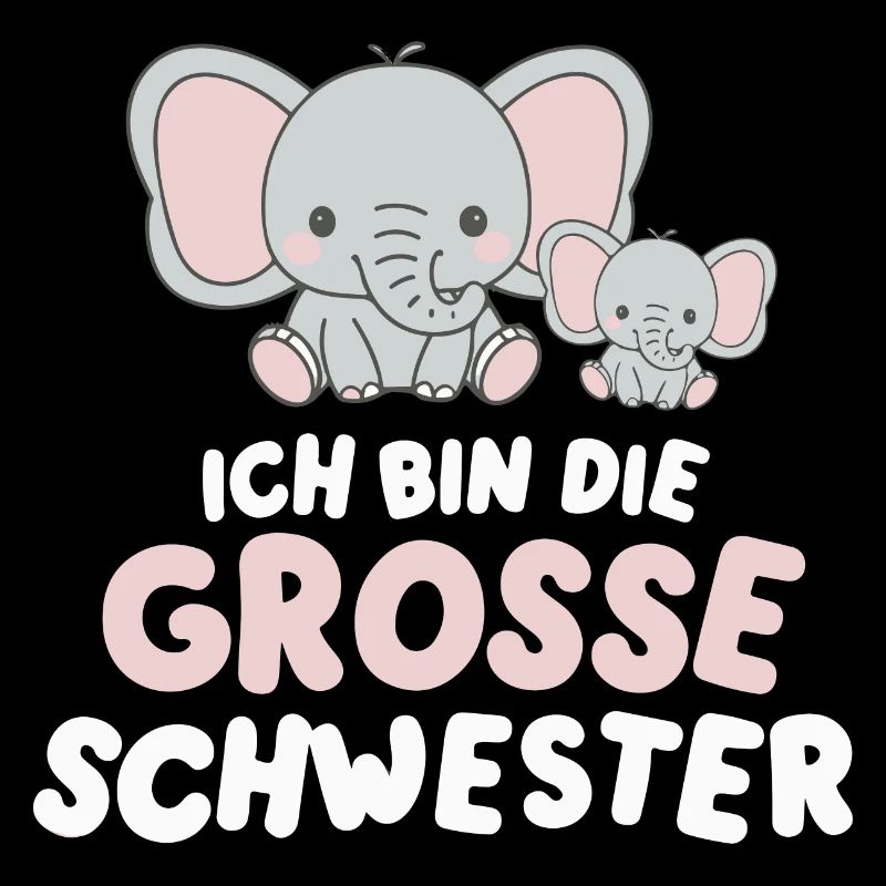 Ich werde große Schwester Elefant