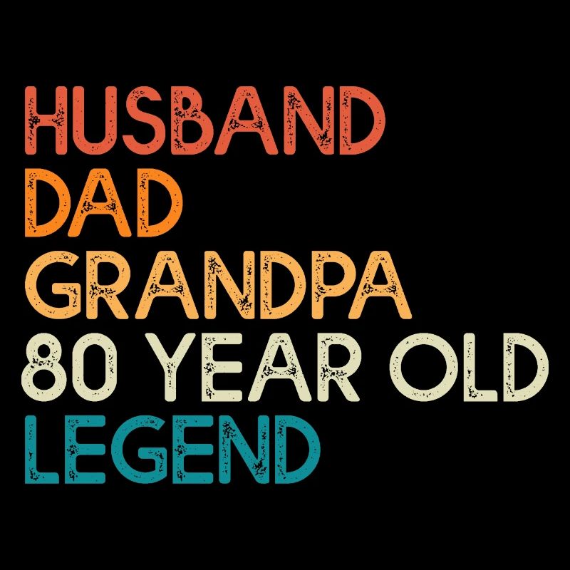 80 Jahre Jubiläumsgeschenk Ehemann Papa Opa