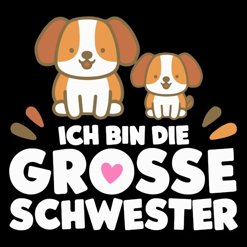 Große Schwester Welpen Lustiges