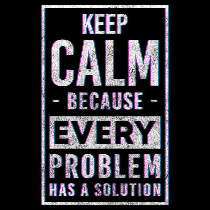 Problem? Nicht mein Problem Schwarzer Humor Egal