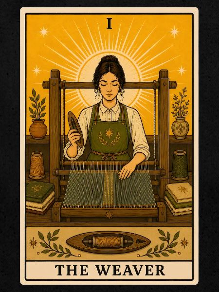 Weberin | Webstuhl Garn Tarot