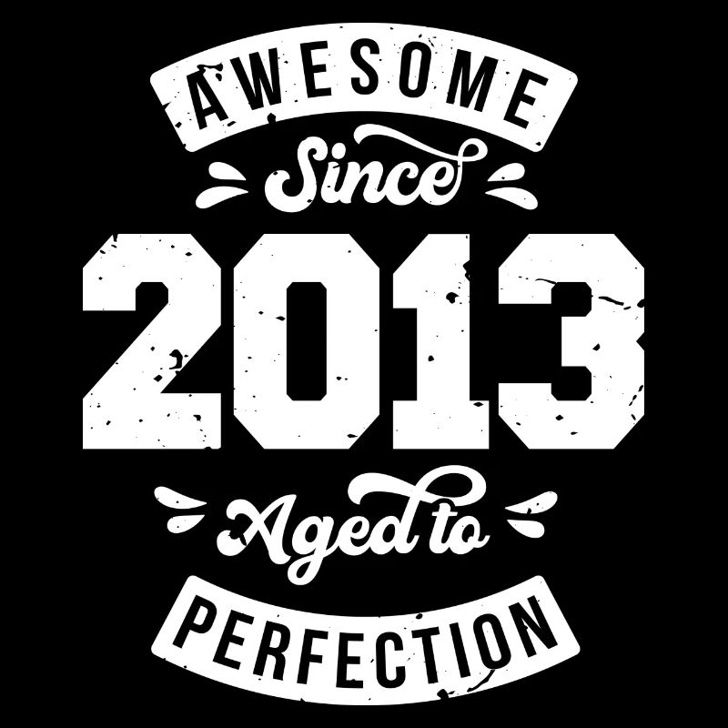 Vintage 2013 birthday - retro 2013