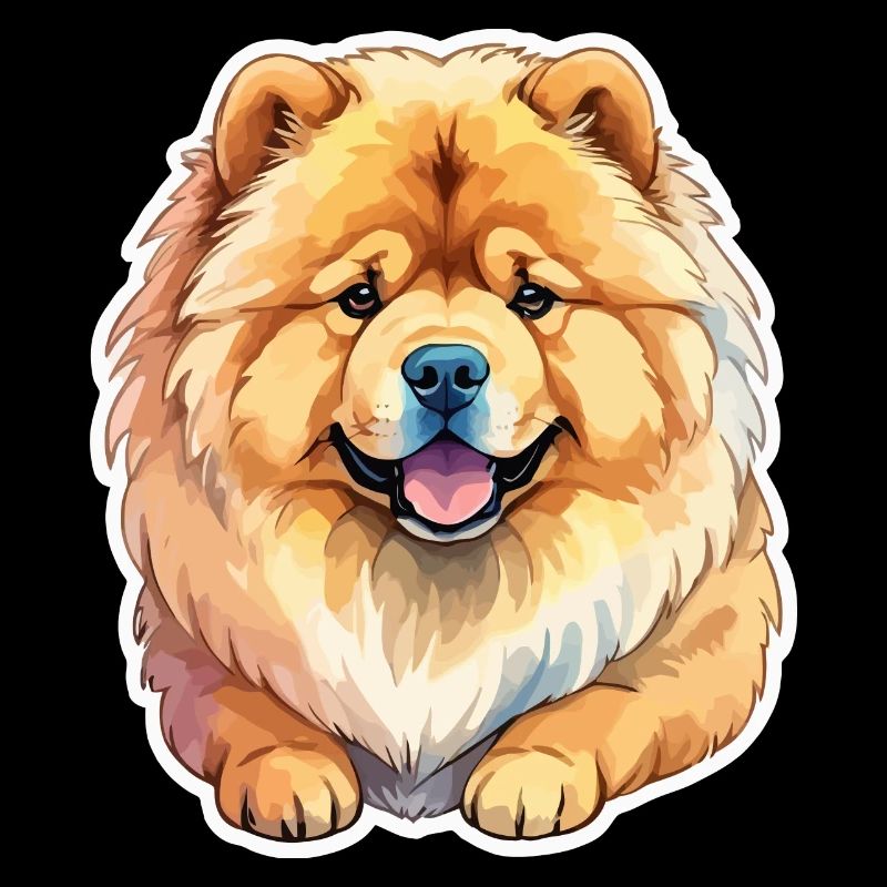 Chow Chow Watercolors