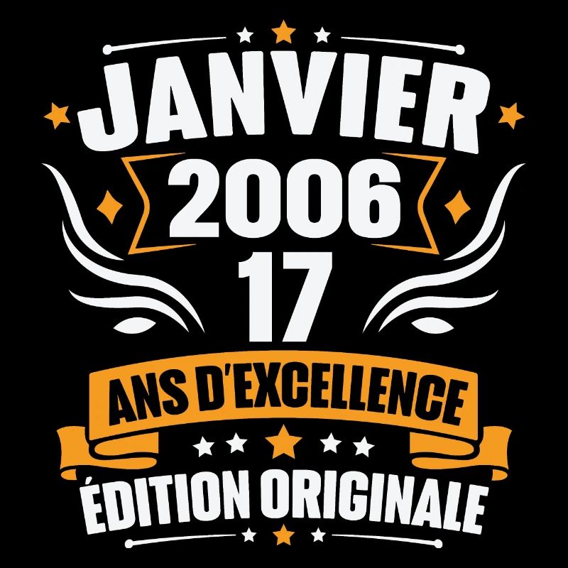 Vintage Geschenk Januar 2006, 17-jähriges Jubiläum