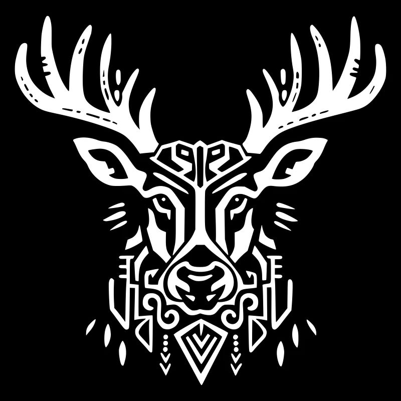 Hirschgeweih : Ethnische Geweihe