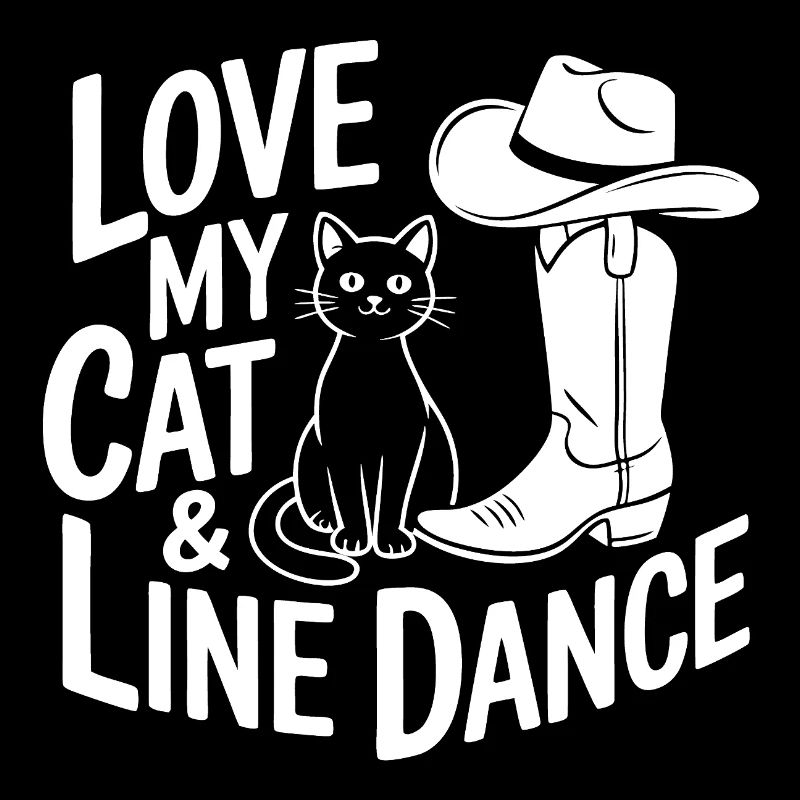 Ich liebe meine Katzen und Line Dance