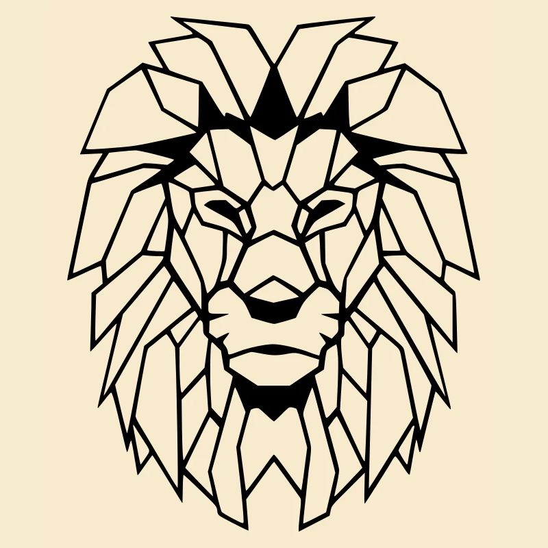 Dessin de polygone de lion
