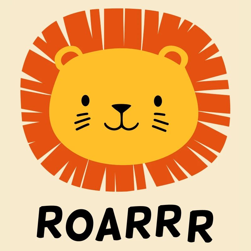Lion mignon Roarrr