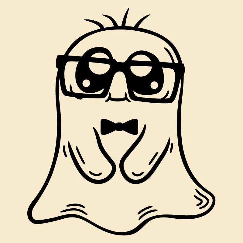 Friendly Nerd Ghost Comic