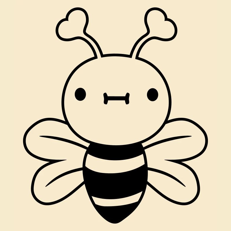 small nice bee hornet wasp