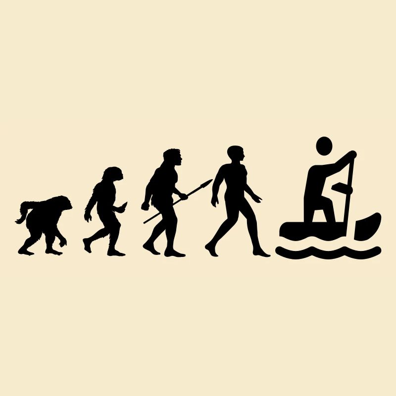 Cool "Evolution Rowing Shirt" design