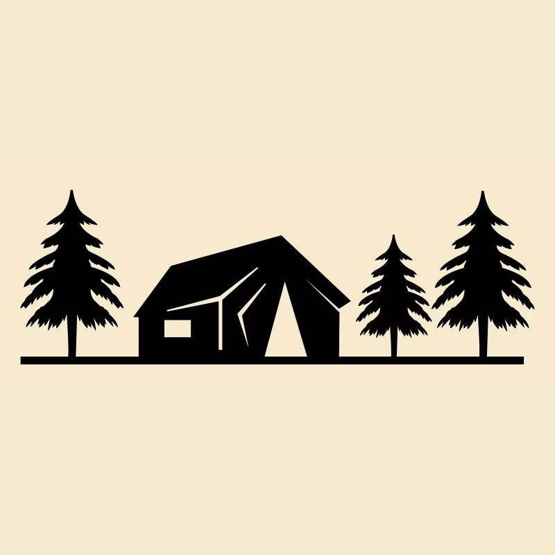 cabane dans la forêt