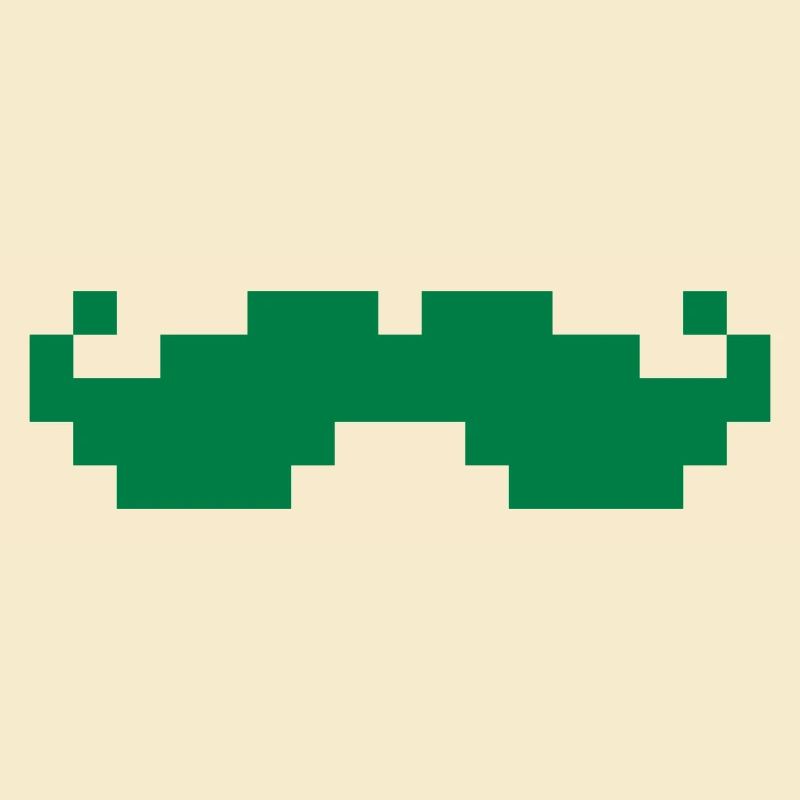 Moustache 8bit pixel