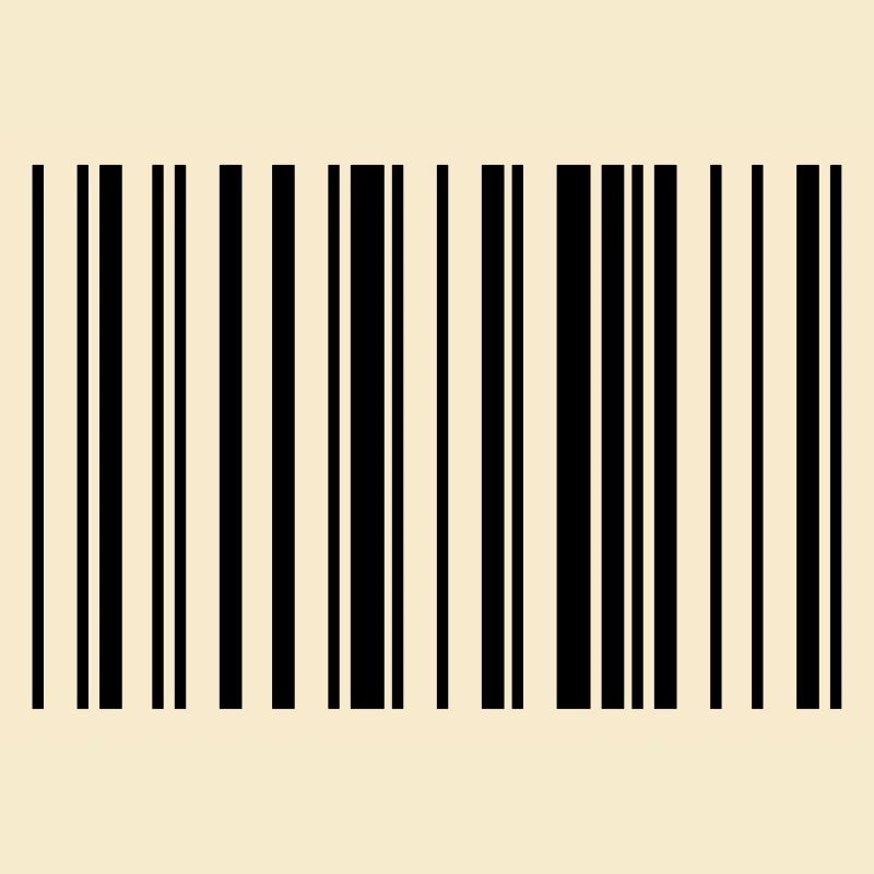 Bande de code à barres rayée