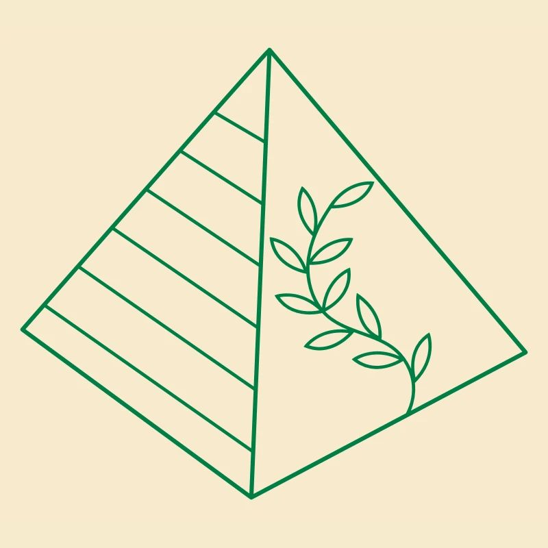 Pyramide à croissance florale