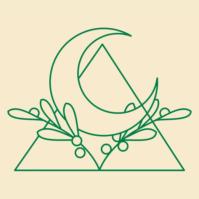 triangle croissant de lune