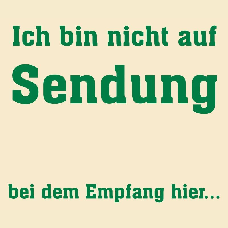 Ich bin nicht auf Sendung
