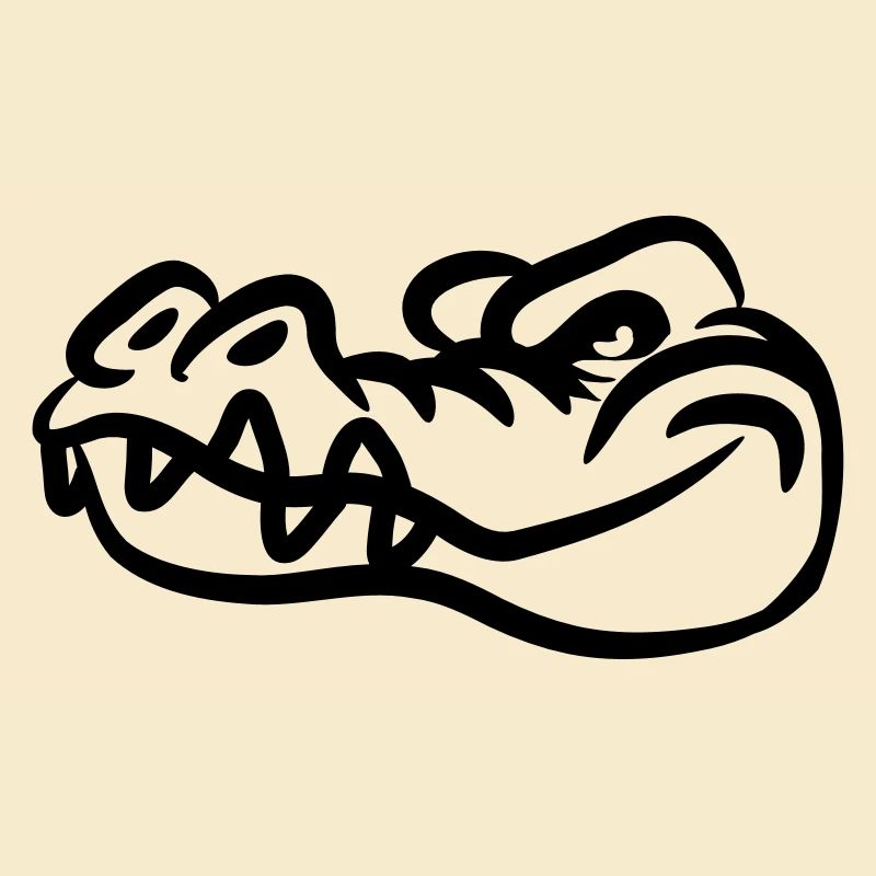 Crocodile funny evil