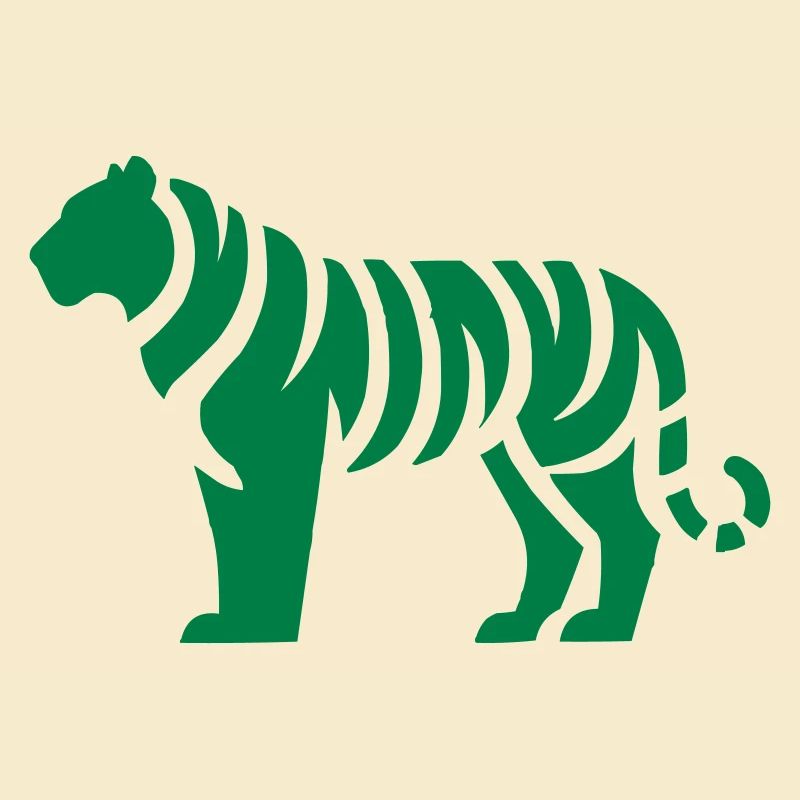 Silhouette de tigre