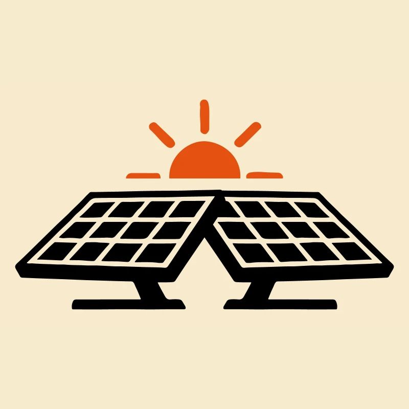 Solar Strom Symbol