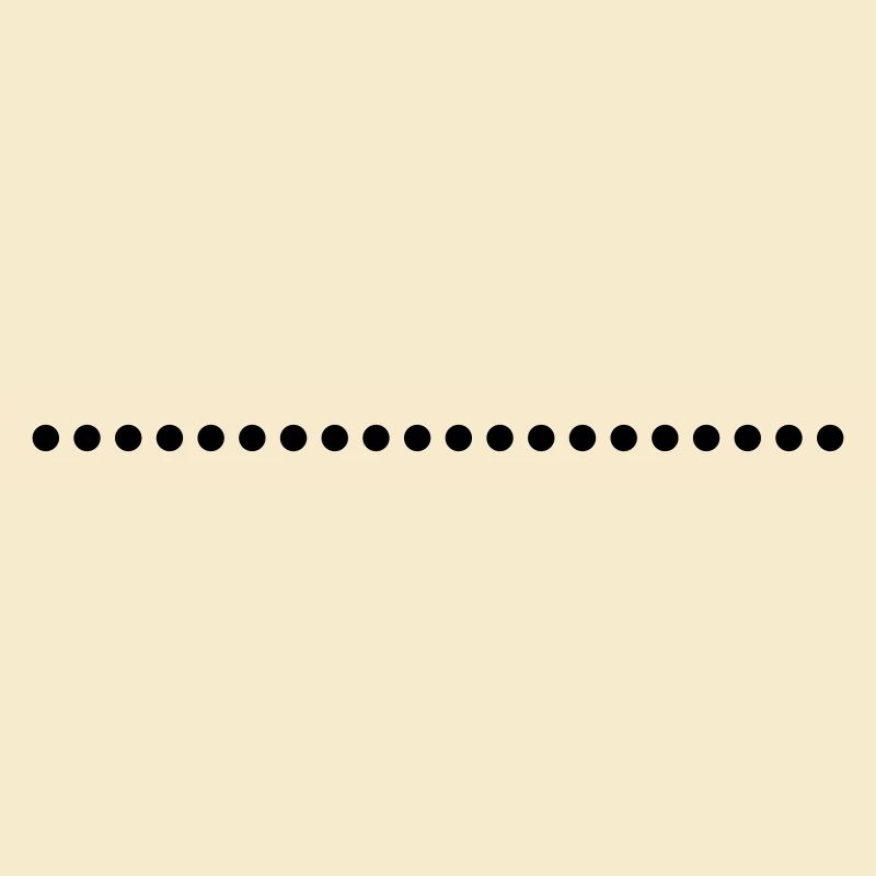 Dotted underscore to design yourself