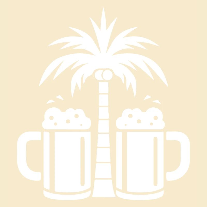 Plage de Beer Palm Trees