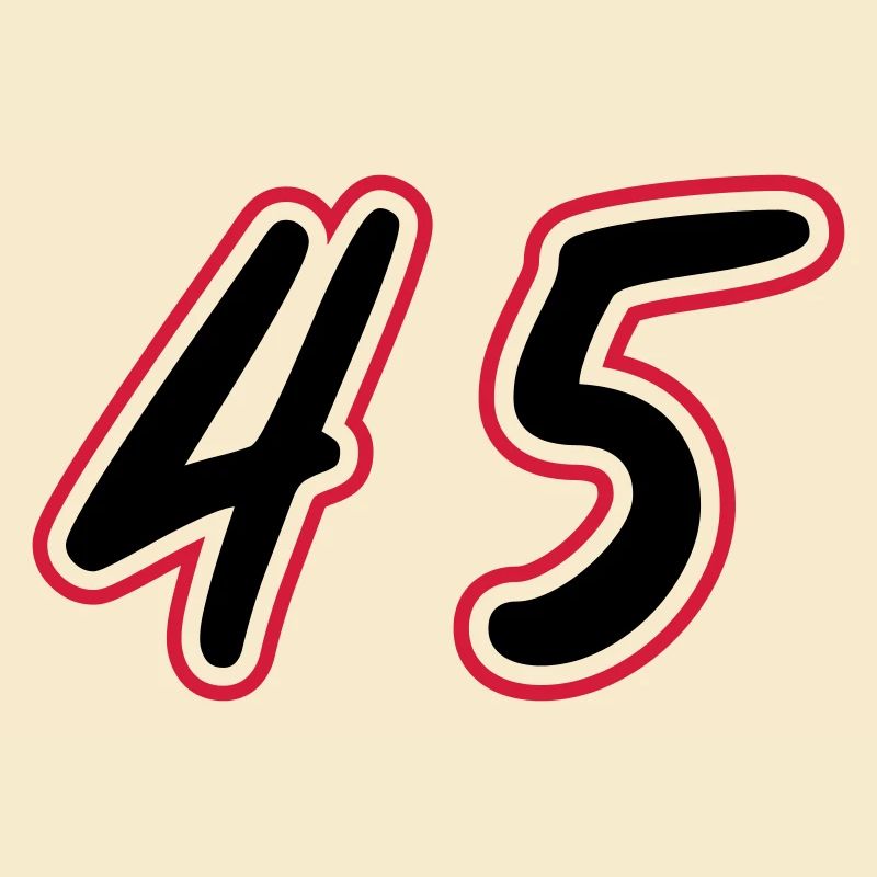 45 Symbole numérique