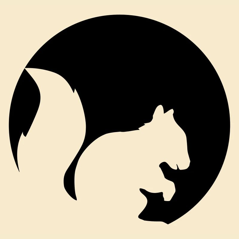 cercle rond logo silhouette noir eichhoernchen n